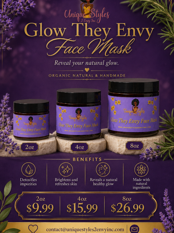 Glow They Envy face mask
