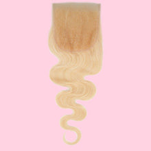 Russian Blonde Body Wave Closure.