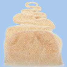 Russian Blonde Body Wave Closure.