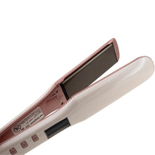 White and Pink Titanium Flat Iron - Unique Styles 2 Envy Inc.