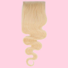 Russian Blonde Body Wave Closure.